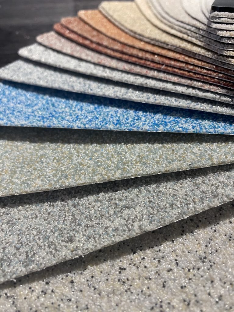 Quartz floor close up